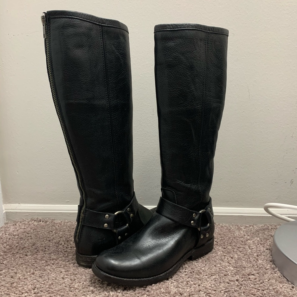 The FRYE Company Tall Harness Boots